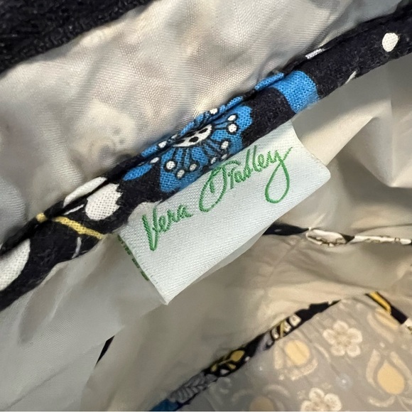 VERA BRADLEY Ellie Elephant 2012 Stroll Around Baby Diaper Bag Tote Blue Yellow - Picture 16 of 17